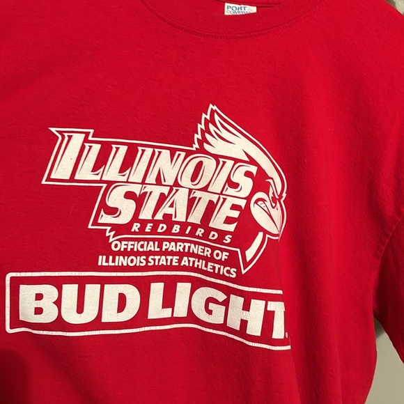 Illinois State University Red Bud Light T-Shirt - XL - Picture 4 of 6